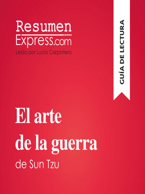 cover image of El arte de la guerra de Sun Tzu (Guía de lectura)